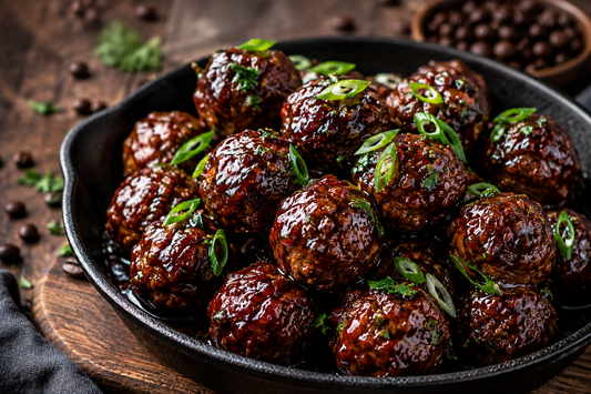 Smoky Espresso BBQ Meatballs